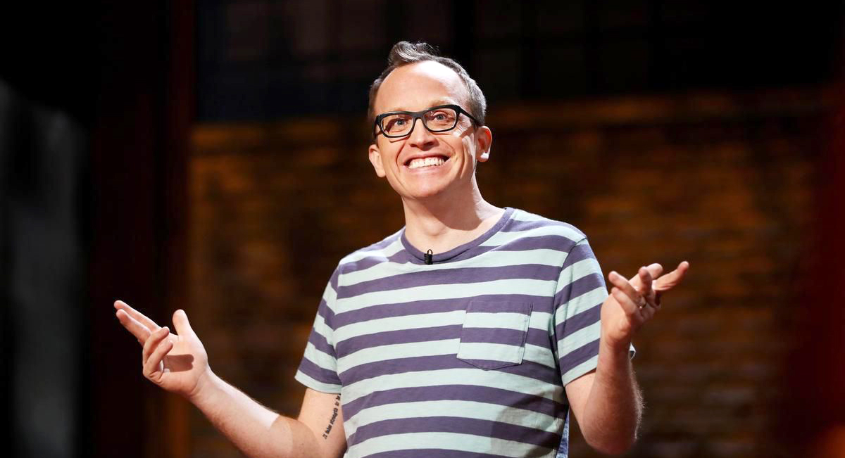 Comic, improviser, podcaster, and host Chris Gethard at JFL42 episode artwork