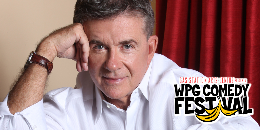 Actor, writer, and host extraordinaire Alan Thicke at the Winnipeg Comedy Festival episode artwork